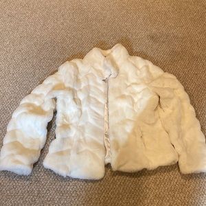 WHBM XL Fur Coat.  Never got around to wearing it,